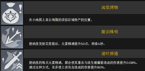 原神提纳里技能介绍 大招元素战技倍率是多少